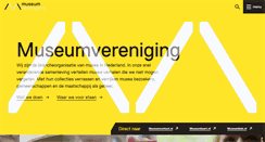 Desktop Screenshot of museumvereniging.nl